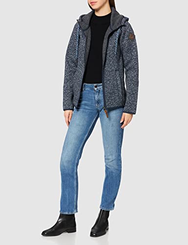 Schöffel Damen Fleece Hoody Aberdeen2, extra weiche Fleecejacke, warme und atmungsaktive Kapuzenjacke für Damen, navy blazer, 40 - 2