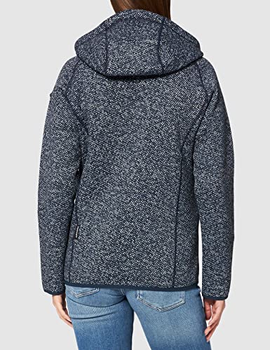 Schöffel Damen Fleece Hoody Aberdeen2, extra weiche Fleecejacke, warme und atmungsaktive Kapuzenjacke für Damen, navy blazer, 40 - 4